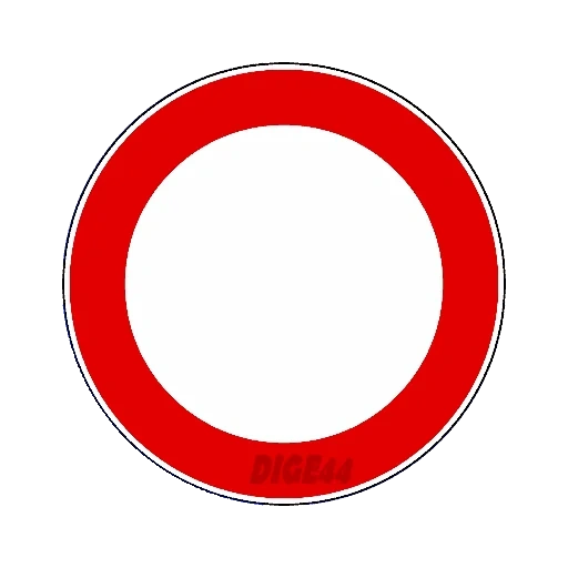 las señales de tráfico, prohibición de señales, letreros de carretera redonda, prohibir letreros de carretera, el movimiento está prohibido por el signo de la carretera