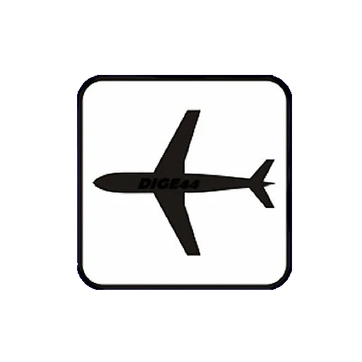 iconebene, flugzeugsymbol, das emblem des flugzeugs, flughafensymbol, piktogrammebene