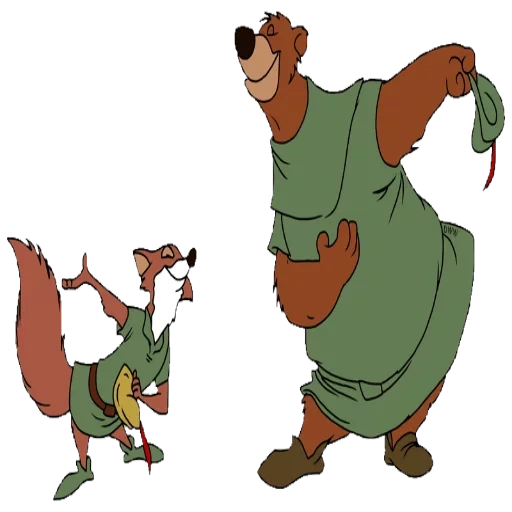 robin hood, robin hood disney, robin hood 1973 little john, robin hood se inclinó, robin hood disney baby john