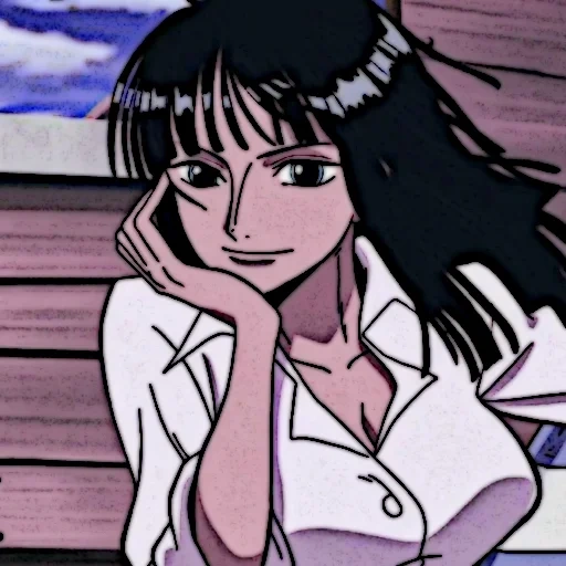 nico robin, igutani kisuo, robin van pees nico, one piece nico robin, nico robin before time