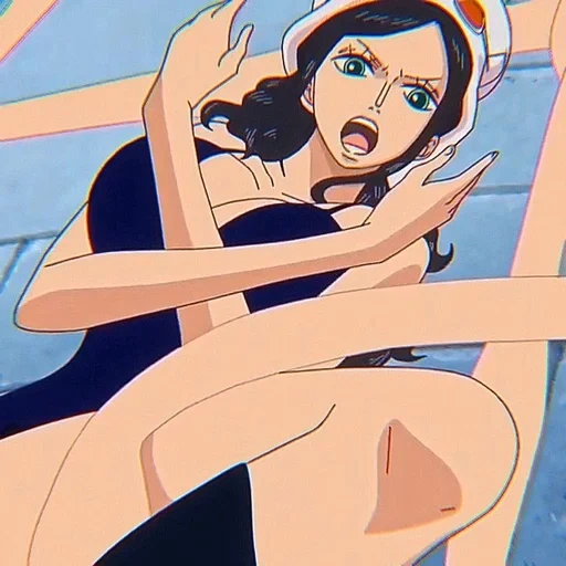 anime, van pies, nico robin, hana hana no mi