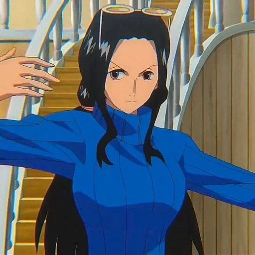 nico robin, van pease animation, cartoon characters, nico robin film z, one piece nico robin