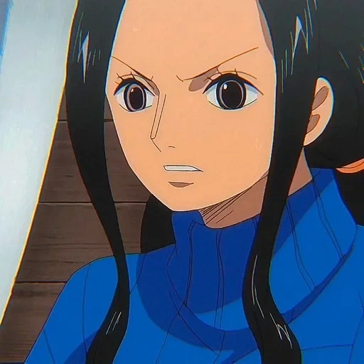 animation, nico robin, van pease girl, anime one piece, van pease movie xi