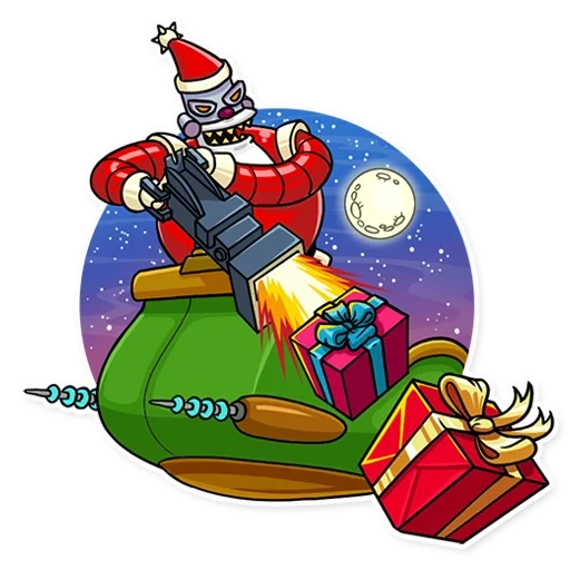 robosanta, santa claus rocket