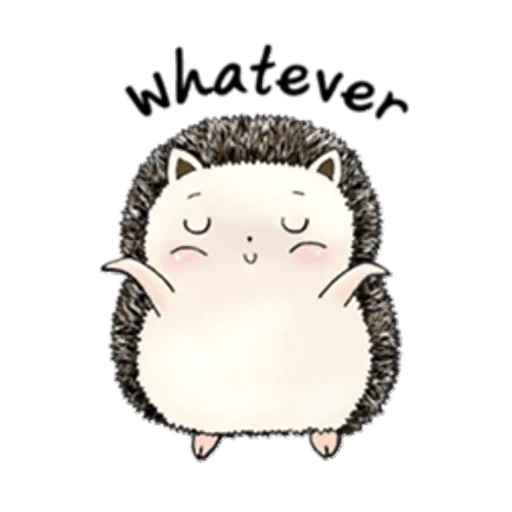 hedgehog yang terhormat, landaknya lucu, untuk membuat sketsa lucu, sketsa landak lucu, hedgehog memotong gambar