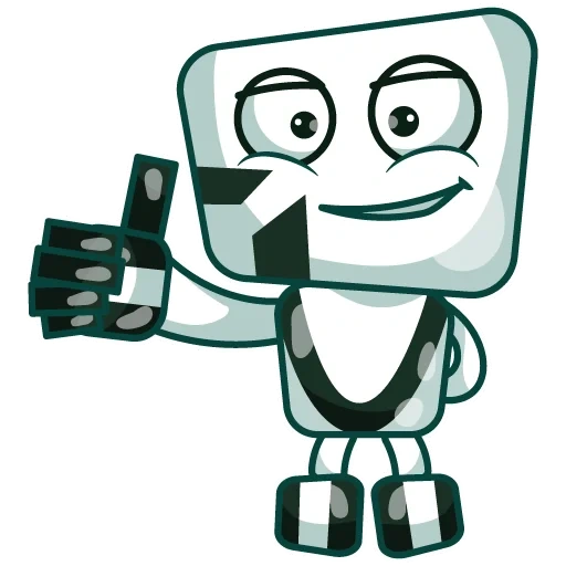 robot de dibujos animados