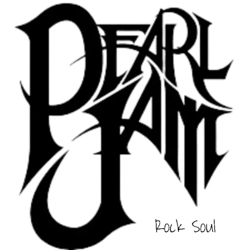 band logo, rock band, pearl jam logo, pearl jam логотип, группа pearl jam логотип