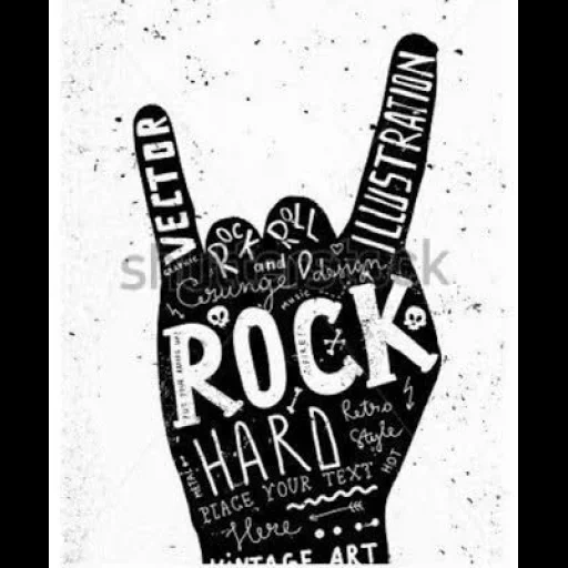 рок, rock, рок н ролл, плакаты рок, винтажные плакаты рок