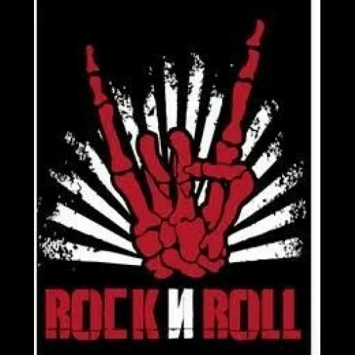 рок, постер рок, рок плакаты, rock n roll нашивка, символы рока постер