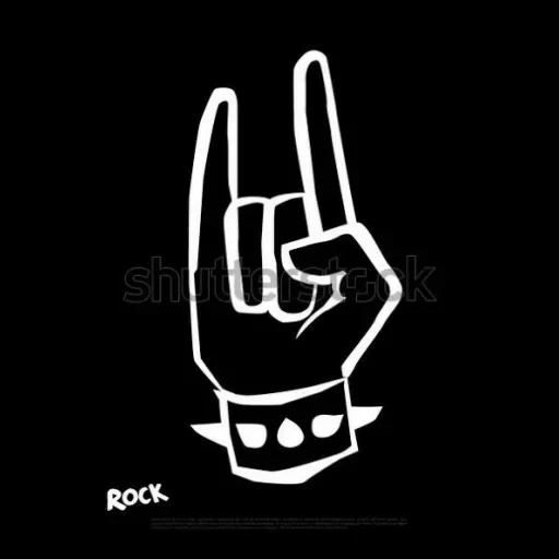 рок, рок жест, знак рока, rock n roll, знак рок н ролла