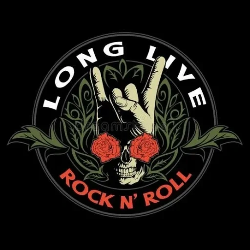 рок, лого, хард рок, рок н ролл, rock n roll