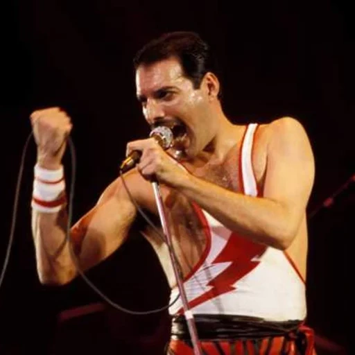 freddie mercury, freddy mercury mike, un autre bite la poussière, freddie mercury white t shirt, le concert de hommage freddie mercury