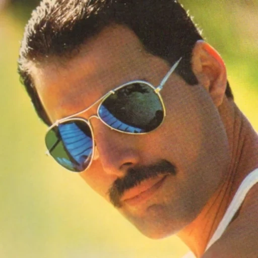 freddy mercury, freddy mercury glasses, queen freddie mercury