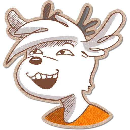 pack, deer, ai deer, stick a deer, shut up sticker