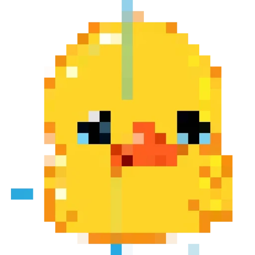 8-bit, chicken, rover sticker, chicken minecraft