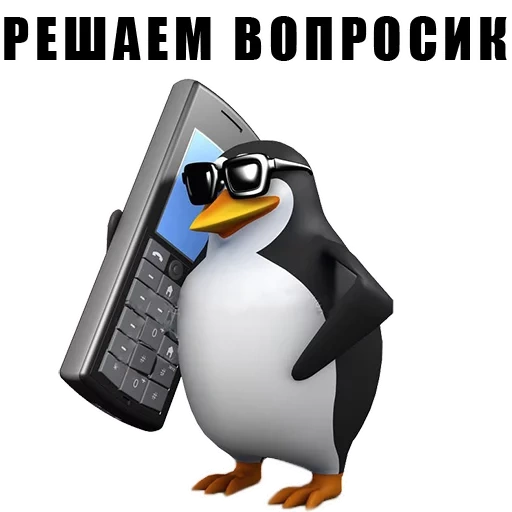mem penguin, meme penguin 3d, pinguino meme in ghisa, penguin telefono, mem penguin con un telefono