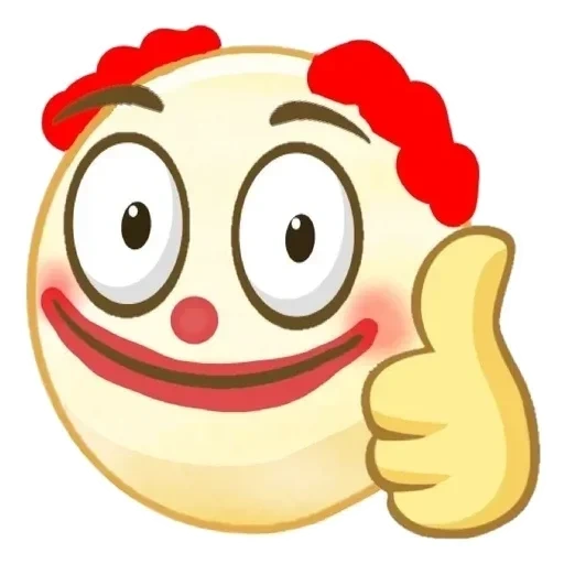 smiles, clown smile, emoji clown, emoji clown, clown smileik