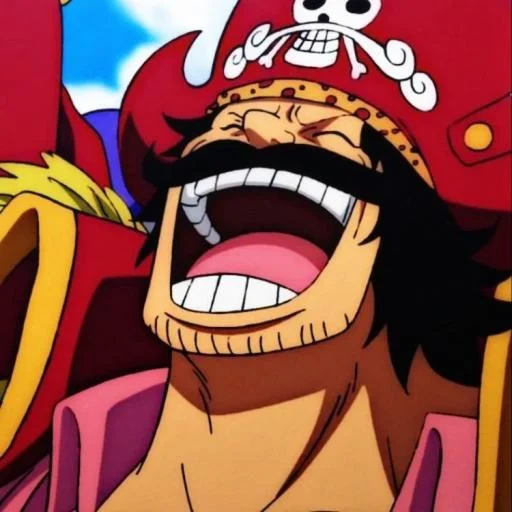 van pies, roger van pies, marco one piece, i personaggi degli anime, gol d roger laugh