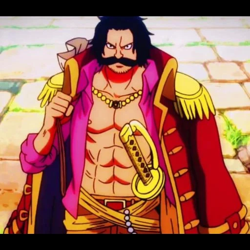 ein stück, anime one piece, oro jackson van pis, gol d roger gegen whitebeard