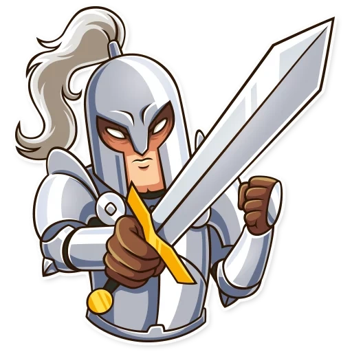 knight, knight, knight knight, knight sticker