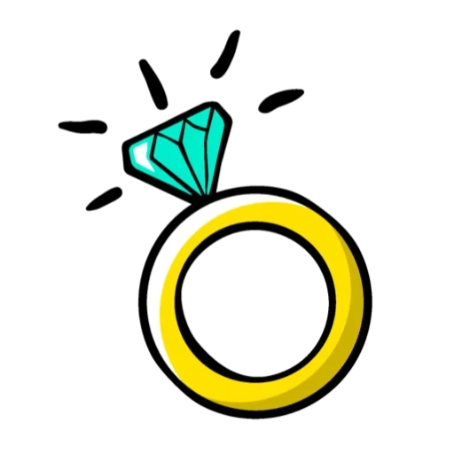 gli anelli, anello a forma di diamante, anello di serraggio, anello trasparente, anello con diamante