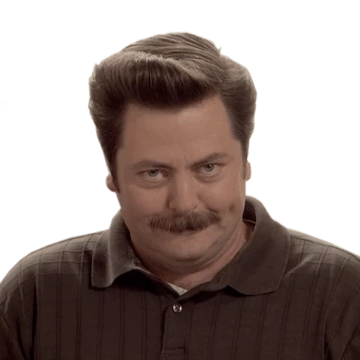 le persone, ron swanson, ron swanson, meme di ron swanson