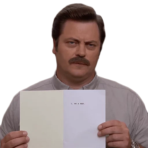 pessoas, ron swanson, ron swanson, pessoa simples, ron swanson é um homem