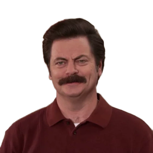 humain, le mâle, ron swinson, ron swanson cry, cigare ron swanson