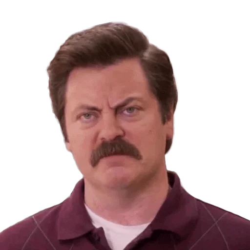 emote, swanson, ron swanson, ron swanson, meme di ron swanson