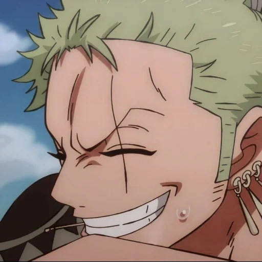 zoro sorriso, zoro, roronoa zoro, roronoa zoro anime, zoro wano