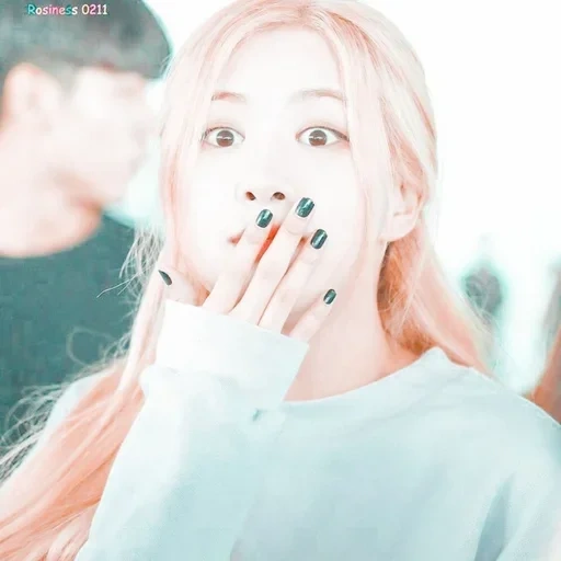 gin gil soo, blackpink, rose blackpink, blackpink rosé, rose red blackpink lucu