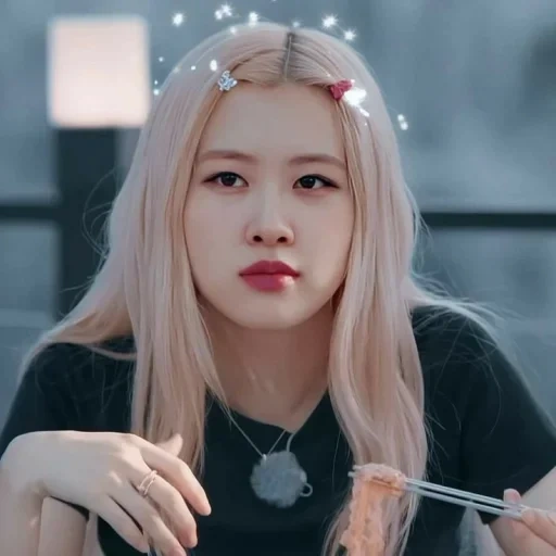 schwarzrosa, rose blackpink, blackpink rosé, asiatische mädchen, rose blackpink süß