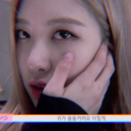 asiático, menina, blackpink rosé, linda garota, cabelo coreano