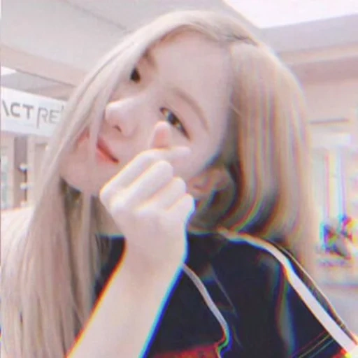 la ragazza, polvere nera, blackpink rosé, rose blackpink, ragazze asiatiche