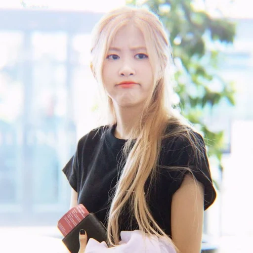 la ragazza, polvere nera, park rose 2020, blackpink rosé, rose blackpink