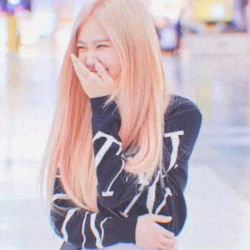 menina, pó preto, blackpink rosé, rose blackpink, blackpink rosanna pak