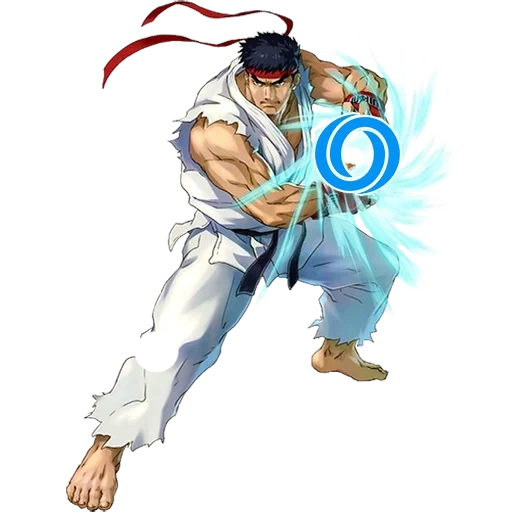 ryu hakuken, ryu vs jin, street fighter, street fighter ii, ryu street fititer haketen