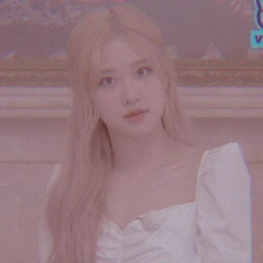 jin jixiu, pó preto, cabelo amarelo, blackpink rosé, rose blackpink