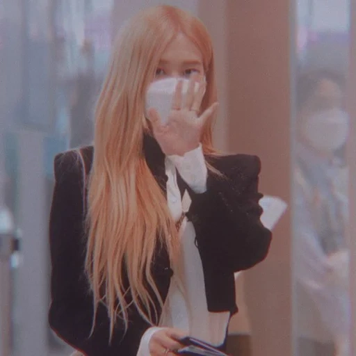 giovane donna, blackpink rosé, rose blackpink, ragazze coreane, ragazze coreane