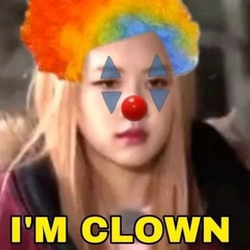 клоун, клоун мем, клоун меме, женщина клоун, макияж клоуна мем