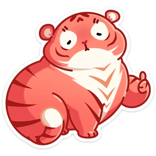 roll, tiger roll, stickers stickers