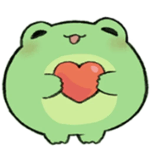 katak adalah kawaii, gambar lucu, katak kawaii, gambar katak itu lucu, gambar dengan kawaii katak