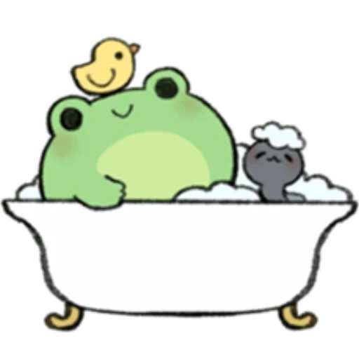 kodok, katak kawaii, katak kawaii, gambar katak kavai