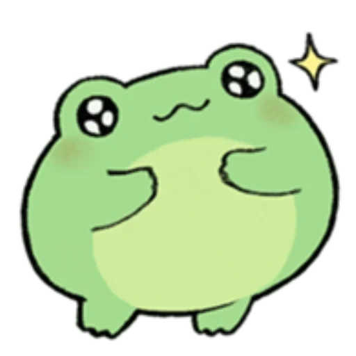 emoji, kawai frog, rana chuanensis, cute frog pattern