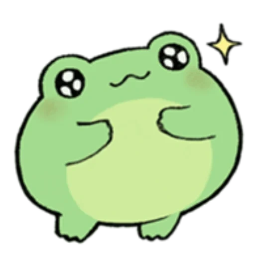 emoji, katak kawaii, katak kawaii, gambar katak itu lucu