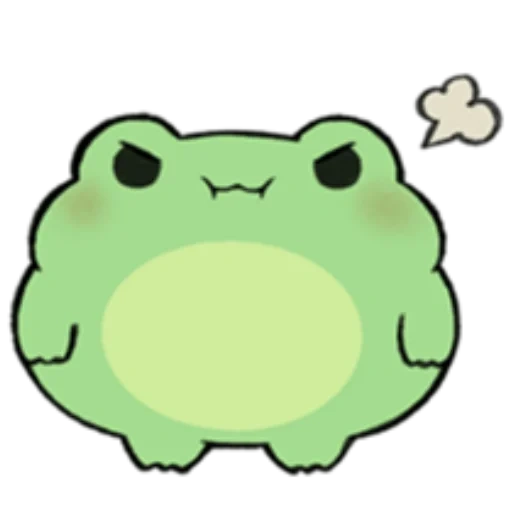 katak kawaii, kataknya manis, menggambar katak, katak kawaii, gambar katak itu lucu