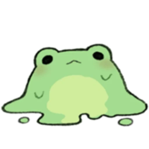 katak kawaii, kataknya manis, katak kawaii, gambar katak itu lucu, gambar katak sketsa