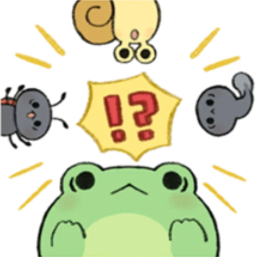 grenouille de kawai, froggy friends, grenouille du sichuan, round frog friends