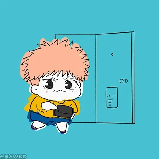 animação é fofa, imagem de anime, papel de animação, padrão bonito anime, xiutian tokyo goohr chibi