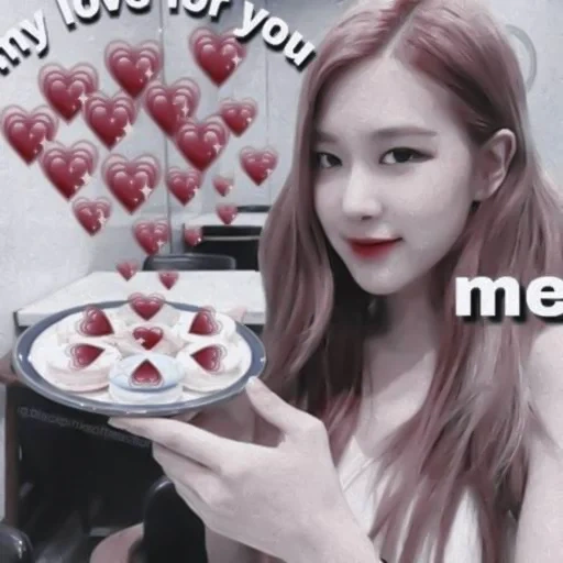 rosa nero, blackpink rosé, rose blackpink, cuori rosa neri, meme rosa nero rosa